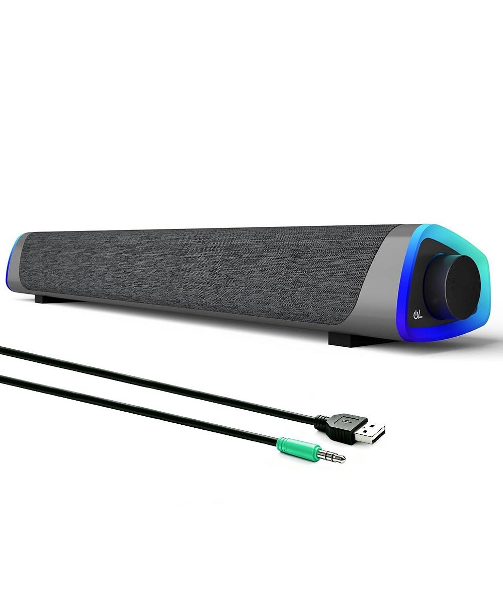 Lofree Wired LED Lights Slanted-Design Soundbar