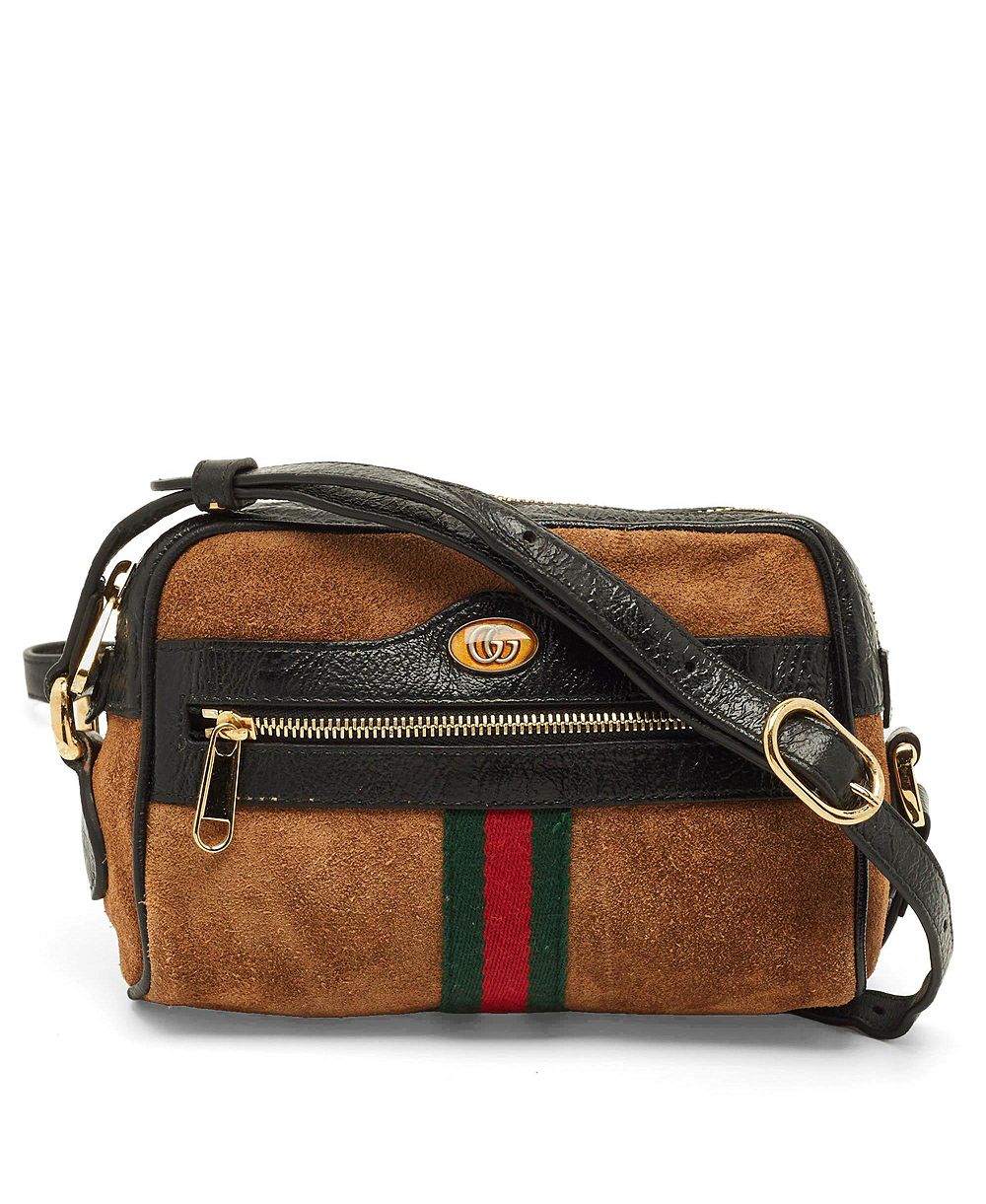 Сумка-тоут Gucci Bamboo Shopper из кожи (б/у)