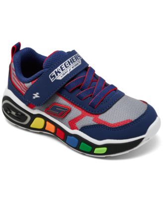 Skechers детские повседневные кроссовки Play Scene - Storm Brights с ремешком и подсветкой