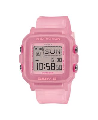 Женские часы G-Shock Baby-G розового цвета, смолa, 39 мм