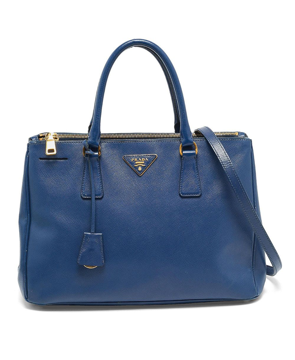 Pre-Owned Prada Galleria сумка-тоут с двойной молнией из кожи Saffiano