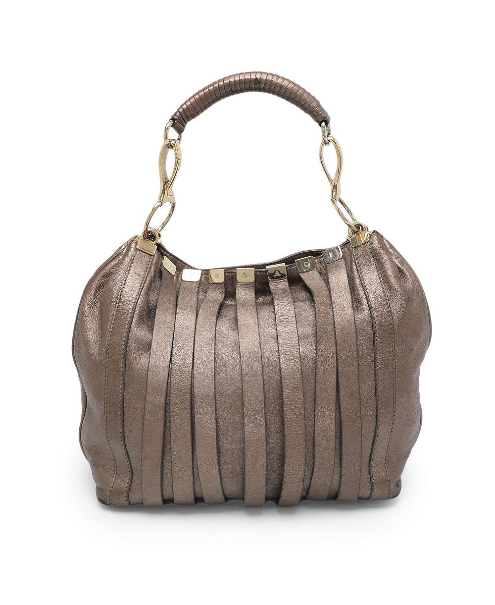 Pre-Owned Versace женская кожаная сумка через плечо