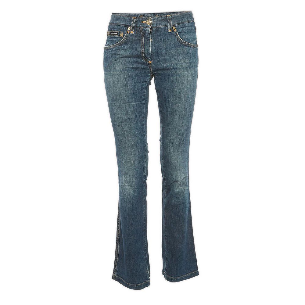 Pre-Owned Dolce & Gabbana Women's Slim-Fit Mid-Rise Straight-Leg Jeans