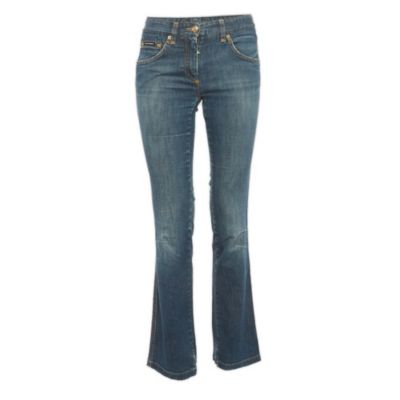 Pre-Owned Dolce & Gabbana женские прямые джинсы средней посадки с узкими штанинами