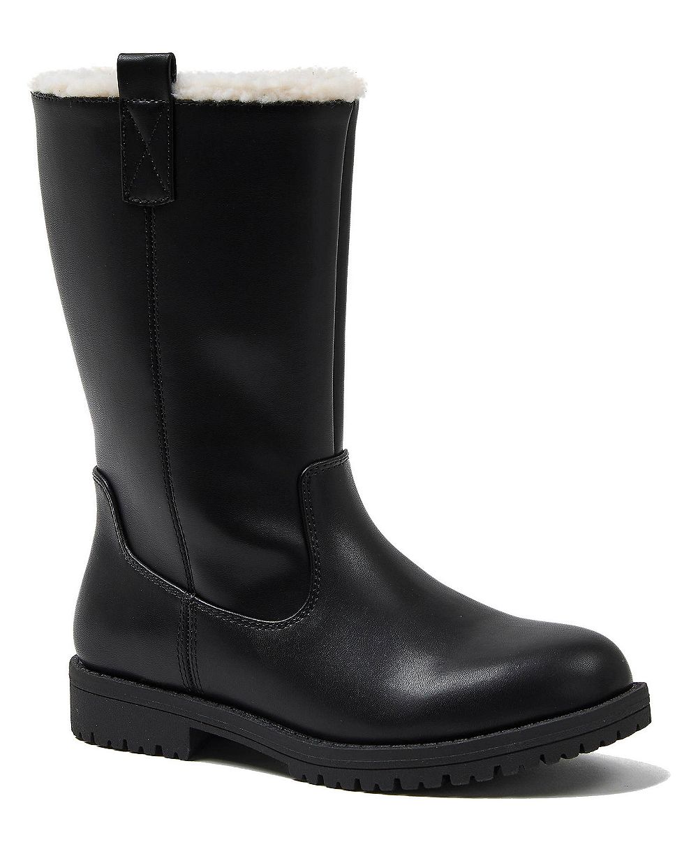 Lands' End Little Girls Zip Up Tall Boots