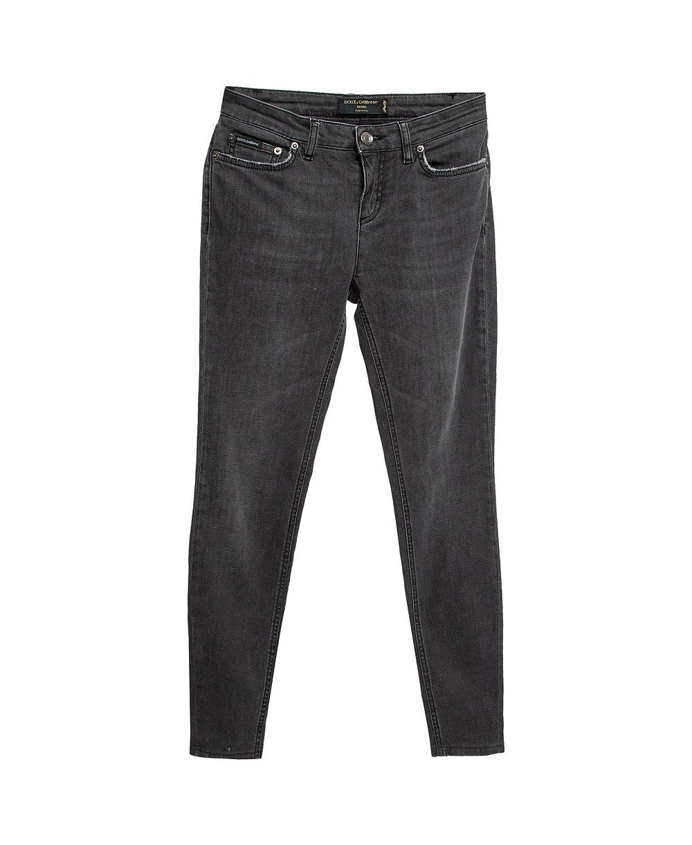 Pre-Owned Dolce & Gabbana Women's Distressed Denim Jeans