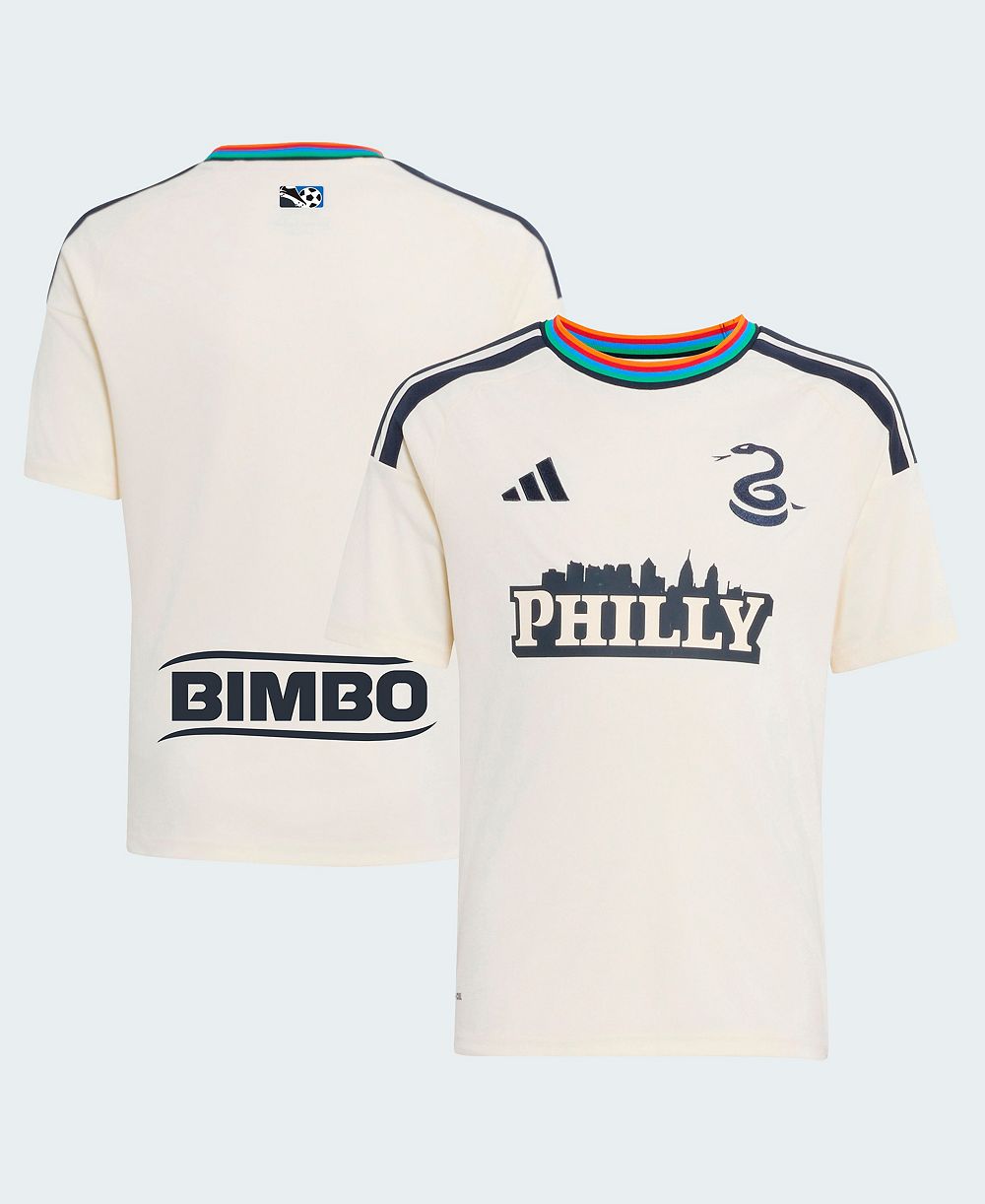 Детская реплика футболки adidas Tan Philadelphia Union 2026 Archive для мальчиков и девочек