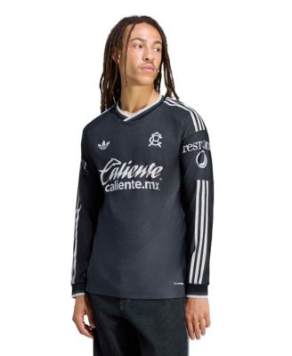 Men's adidas Black Club America 2026/27 Away On-Field Authentic Long Sleeve Jersey