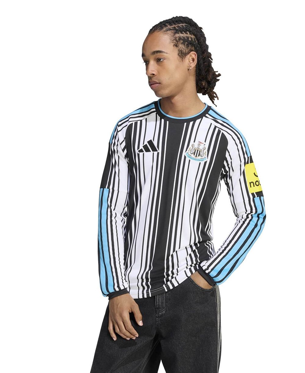 Мужская реплика джерси adidas White Newcastle United 2026/27 Home Replica с длинным рукавом