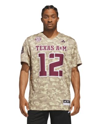 adidas мужские 12 бежевые Texas A&M Aggies Honor Support Premier Strategy джерси