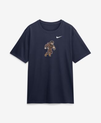 Men's Nike Navy West Virginia Mountaineers Rushing Mascot Dri-FIT T-Shirt