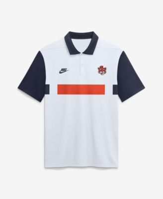 Мужская поло-рубашка Nike White Auburn Tigers Legacy Vapor Logo Dri-FIT