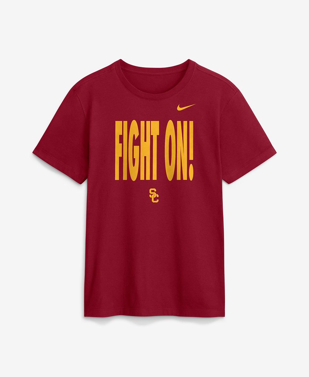 Nike Men's Cardinal USC Trojans 2026 Sideline Dri-FIT Slogan T-Shirt
