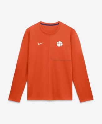 Мужская футболка с длинным рукавом Clemson Tigers 2026 Sideline Coaches UV Dri-FIT, Nike