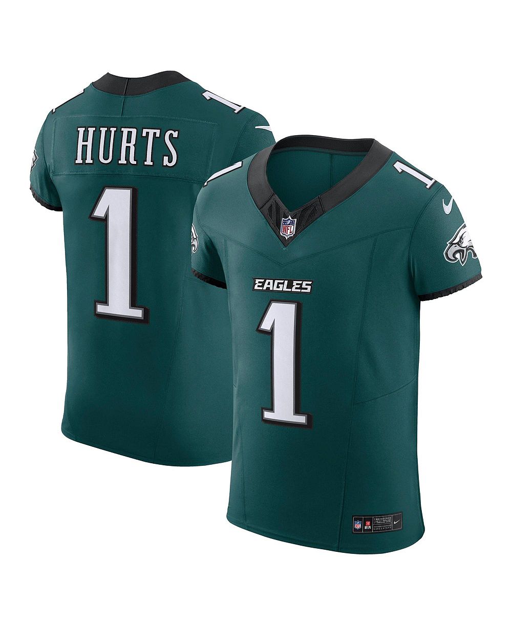 Nike Men's Jalen Hurts Midnight Green Philadelphia Eagles Team Vapor F.U.S.E. Elite Jersey