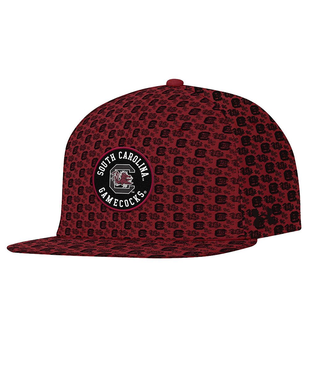 Мужская бейсболка Under Armour Garnet South Carolina Gamecocks Gameday ArmourFuse Snapback