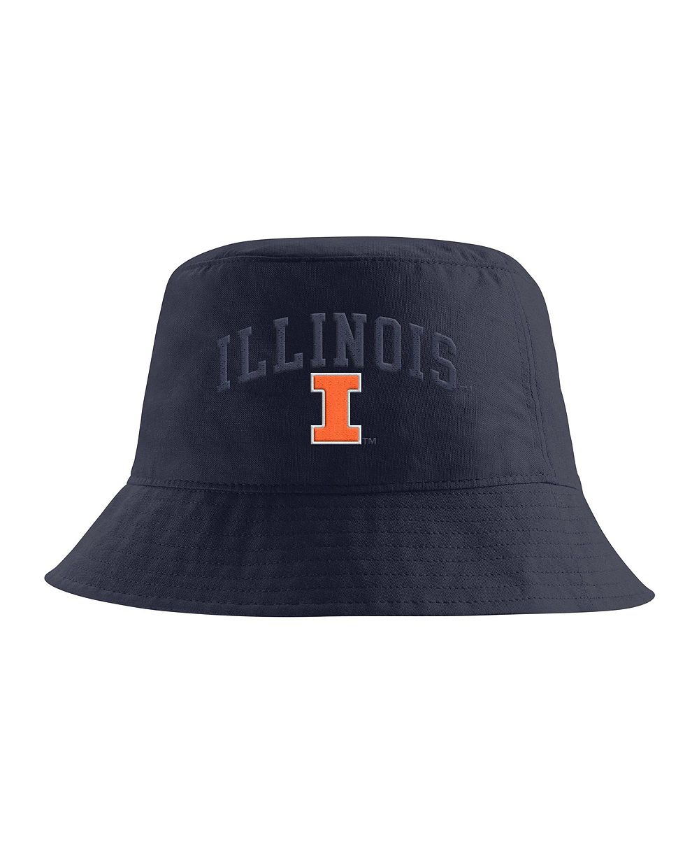 Мужская кепка-ведро Nike Navy Illinois Fighting Illini Apex Striped