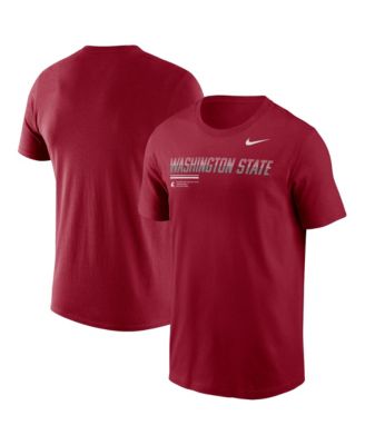 Мужская футболка Nike Crimson Washington State Cougars 2026 Sideline Wordmark Legend Dri-FIT
