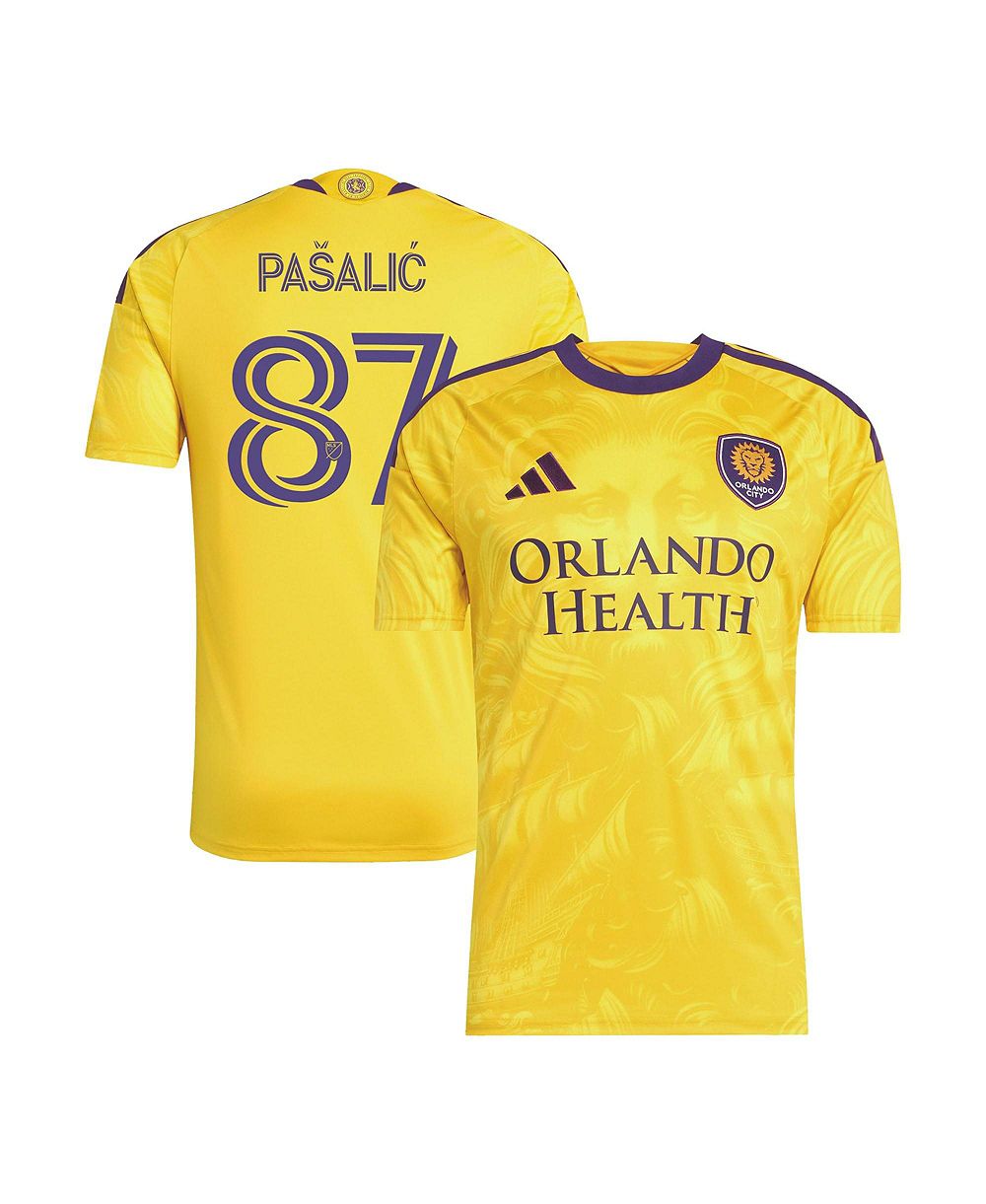 adidas мужская реплика джерси Marco Pašalic Gold Orlando City SC 2026 Sunken Treasure Kit