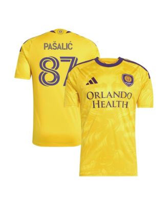 adidas мужская реплика джерси Marco Pašalic Gold Orlando City SC 2026 Sunken Treasure Kit