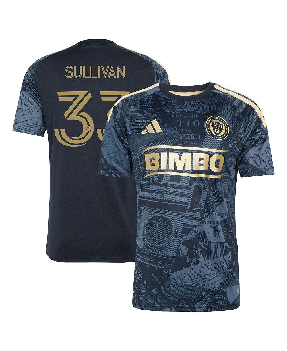 adidas Men's Quinn Sullivan Navy Philadelphia Union 2026 1776 Kit Replica Jersey