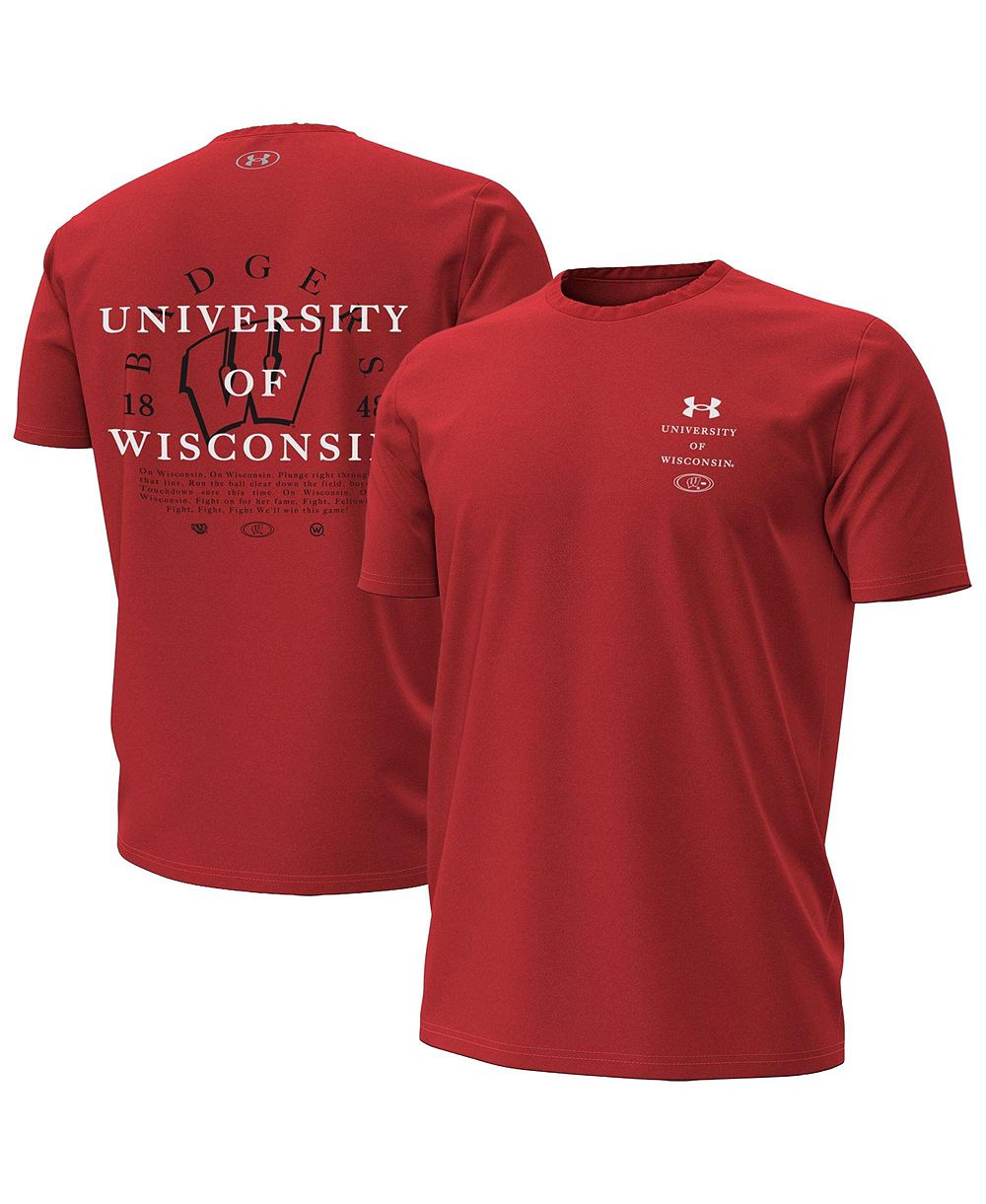 Under Armour Men's Red Wisconsin Badgers 2026 Sideline Performance T-Shirt