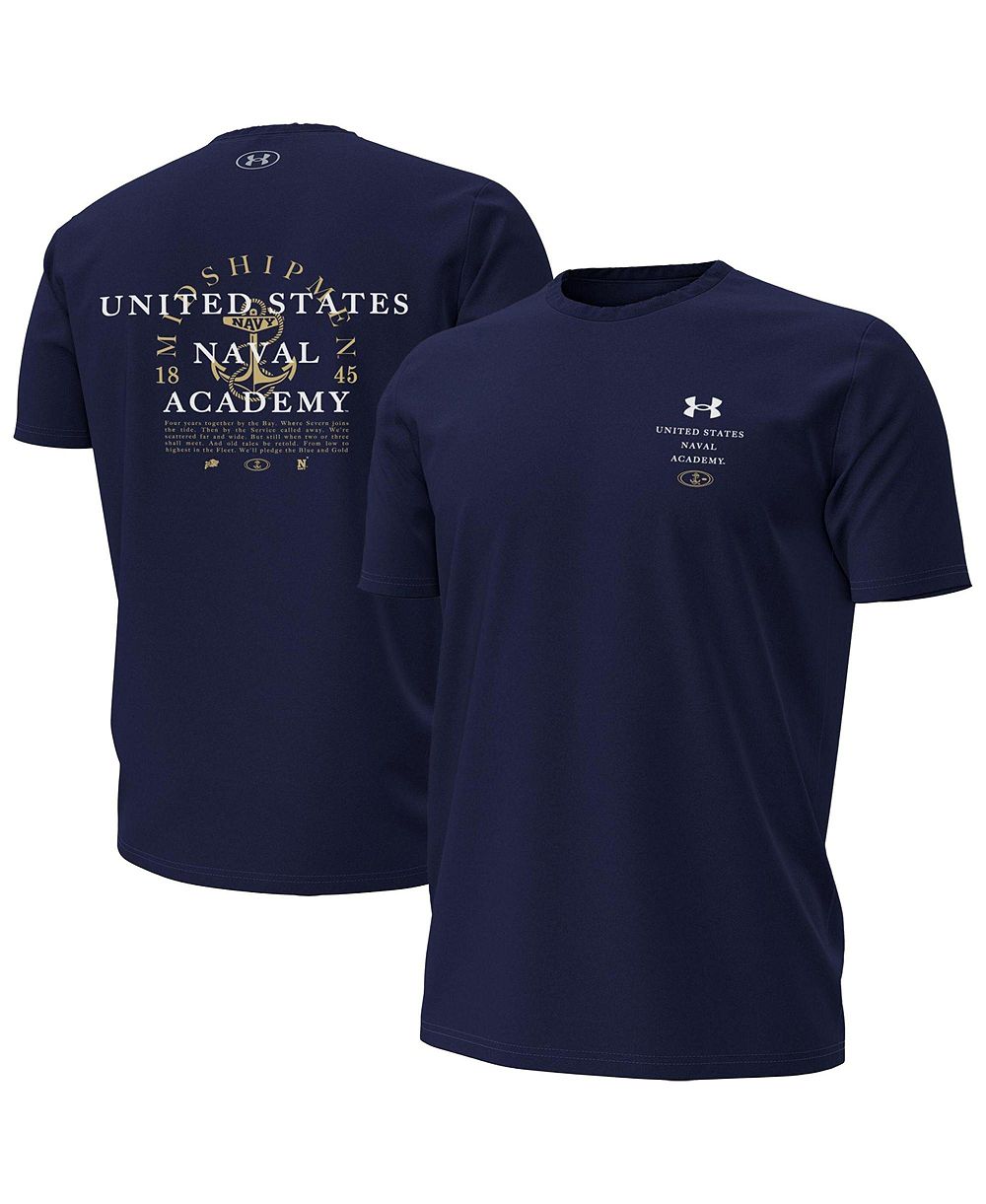 Under Armour Men's Navy Navy Midshipmen 2026 Sideline Performance T-Shirt
