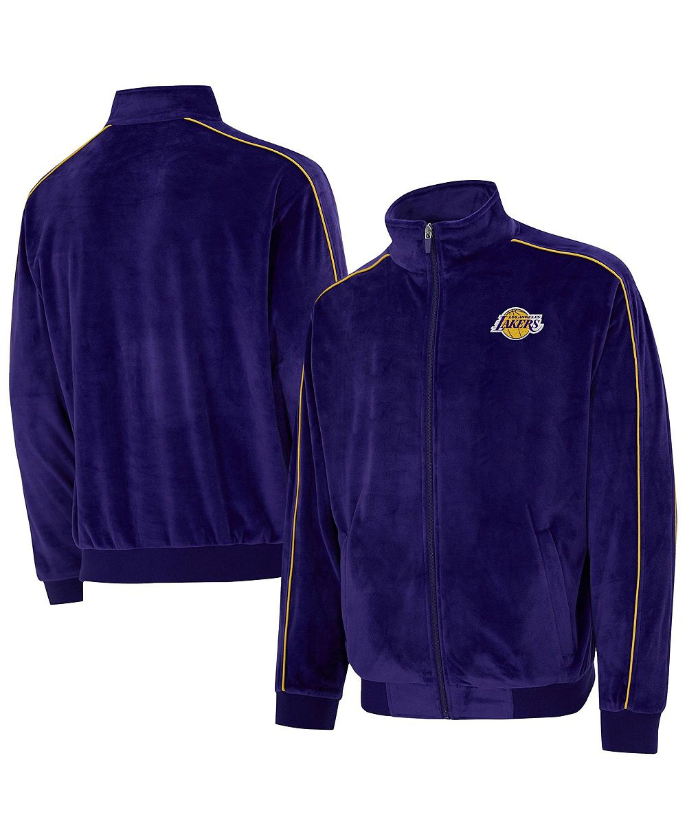 Concepts Sport Men's and Women's Purple Los Angeles Lakers Archives Velour Full-Zip Jacket