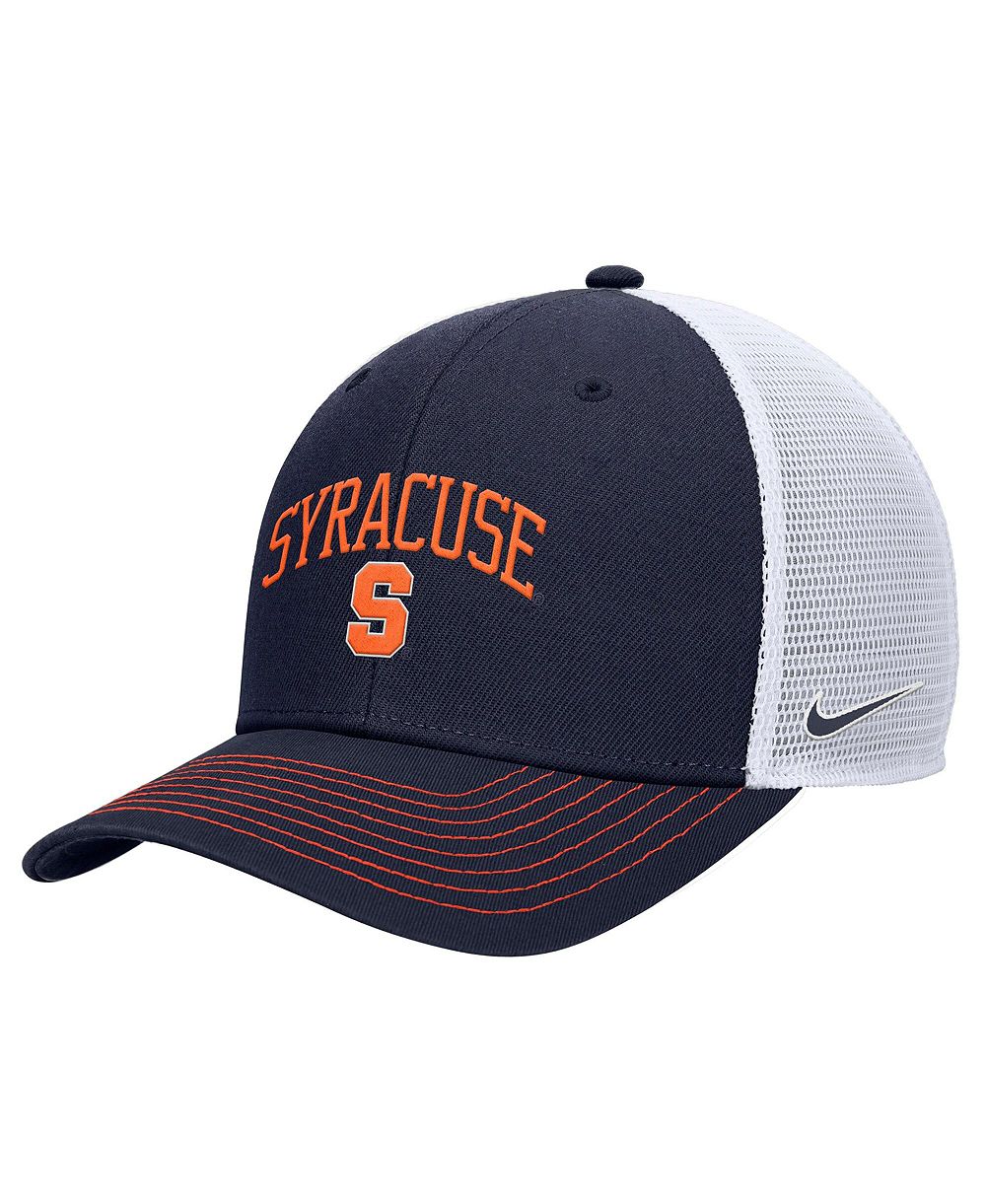 Men's Nike Navy Syracuse Orange Rise Adjustable Trucker Hat
