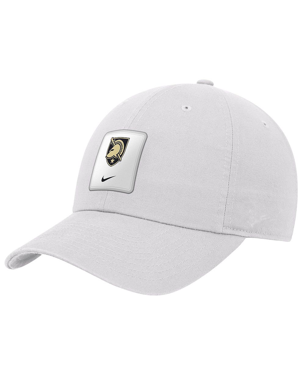 Мужская регулируемая кепка Nike White Army Black Knights 2026