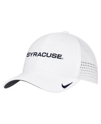 Nike мужская бейсболка White Syracuse Orange 2026 On-Field AeroBill SwooshFlex Dri-FIT