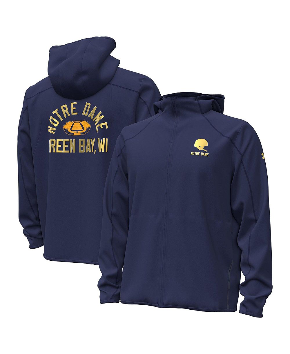 Under Armour Men's Navy Notre Dame Fighting Irish 2026 Shamrock Series Unstoppable Hooded