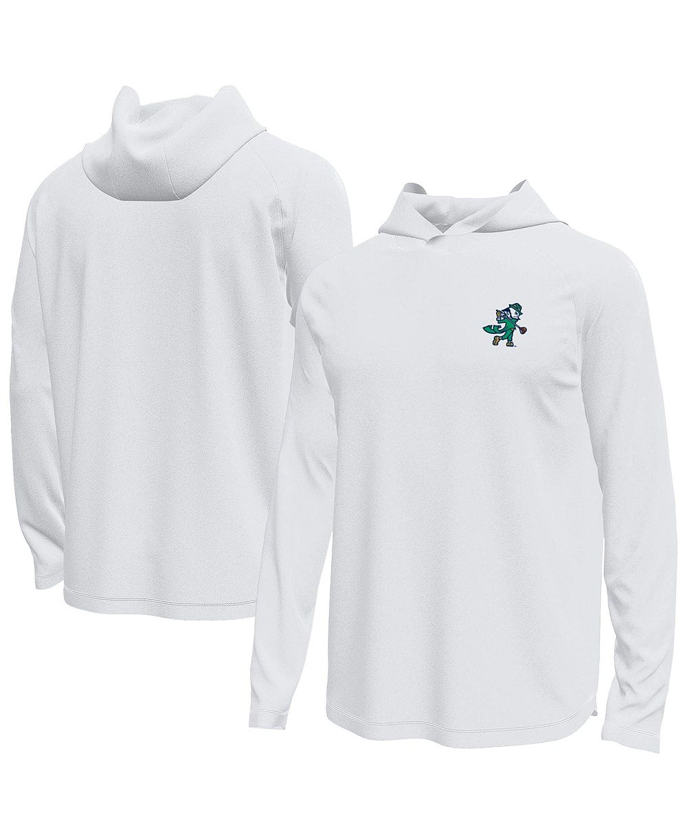 Under Armour мужская белая длинная рука с капюшоном Notre Dame Fighting Irish Golf Tech Stretch