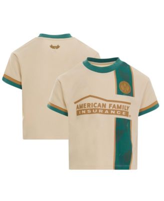 adidas реплика джерси Atlanta United FC 2026 Spirit of '96 для малышей, цвет tan
