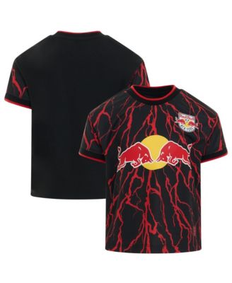 adidas реплика игрового комплекта New York Red Bulls 2026 The Rooted для малышей, цвета черный