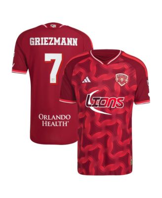 Men's adidas Antoine Griezmann Red Orlando City SC 2026 Archive On-Field Authentic Jersey