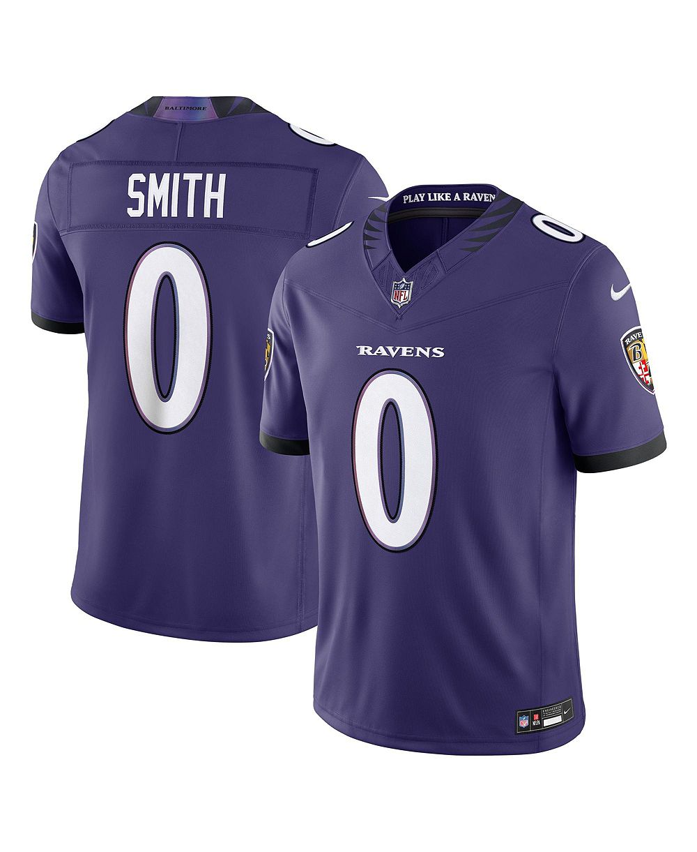 Nike Men's Roquan Smith Purple Baltimore Ravens Team Vapor F.U.S.E. Stitched Limited Jersey
