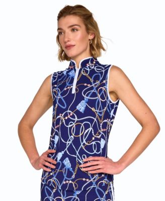 Женская спортивная майка G Lifestyle Clothing с высоким воротником и без рукавов