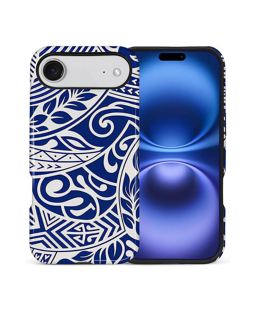 Двухслойный ударопрочный чехол Lamicall Ocean Tribal Flow для iPhone
