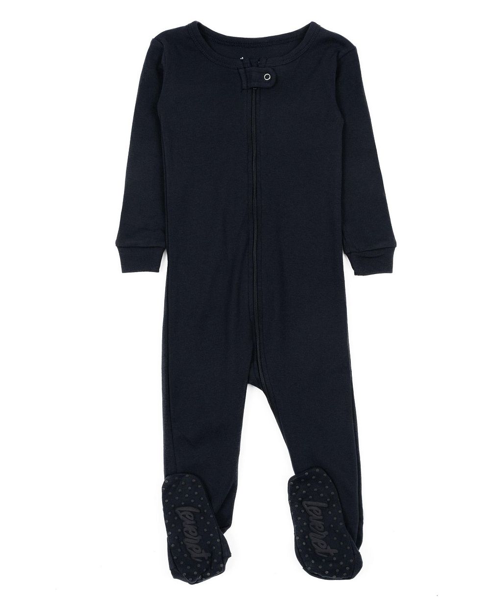 Leveret детская пижама из хлопка с закрытыми ступнями, однотонная, для детей 03M-24M