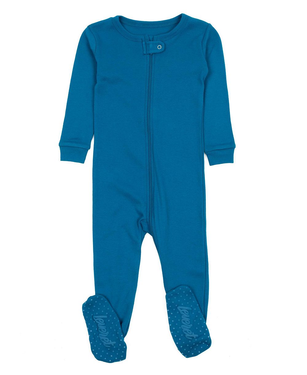 Детская хлопковая пижама с ножками, однотонная, для детей 03M-24M