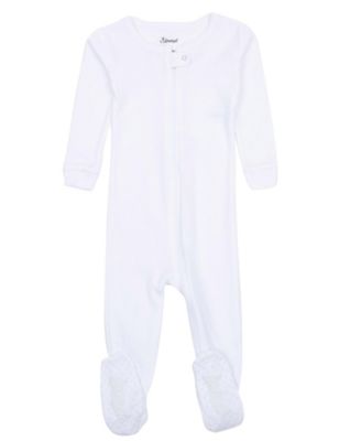 Leveret детская пижама из хлопка с закрытыми ступнями, однотонная, для детей 03M-24M