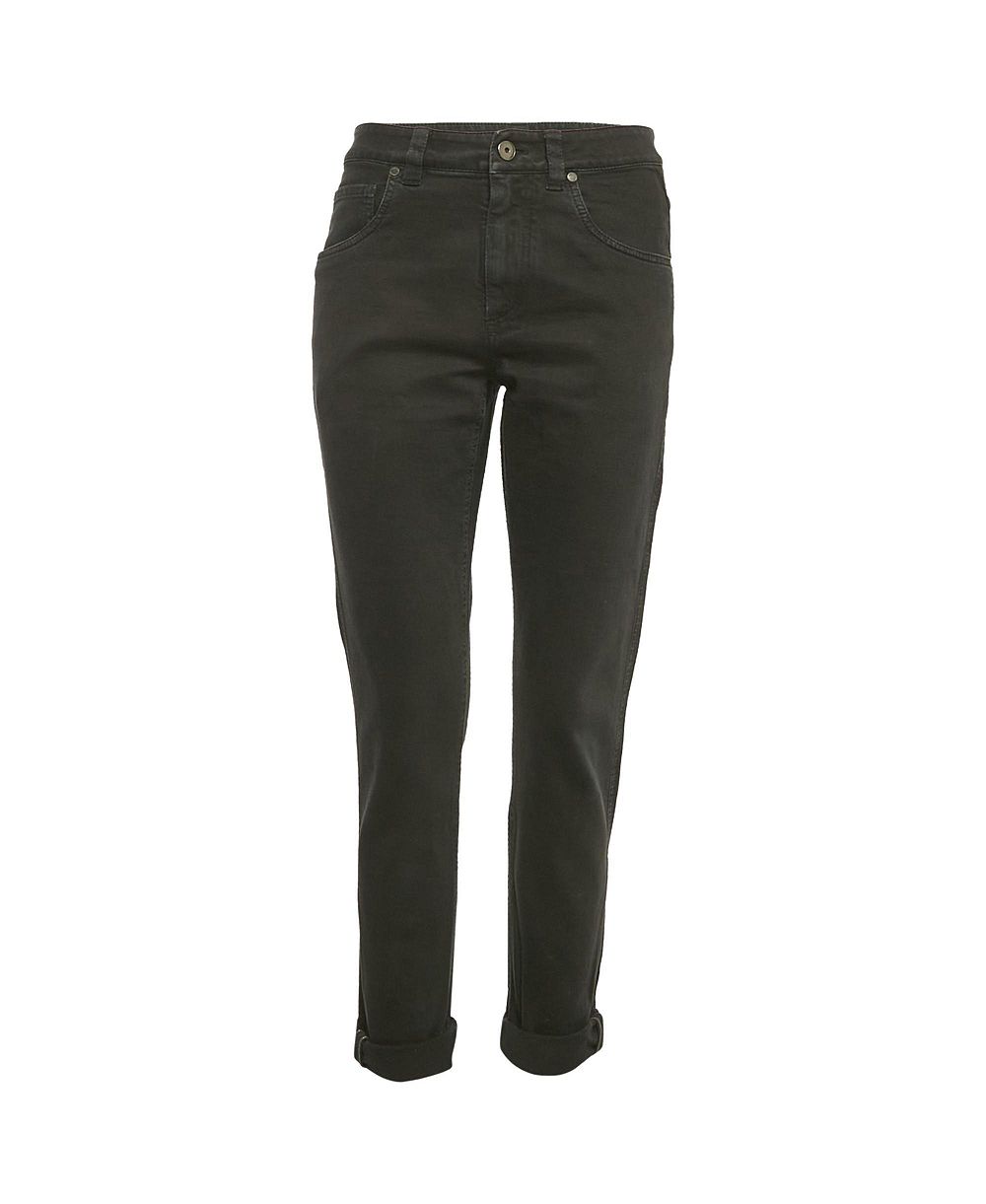 Pre-Owned Brunello Cucinelli Женские джинсы прямого кроя с высокой посадкой