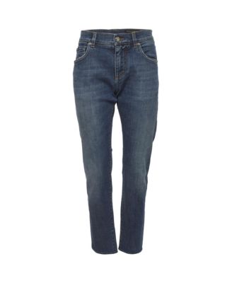 Pre-Owned Dolce & Gabbana женские прямые джинсы средней посадки, узкого кроя