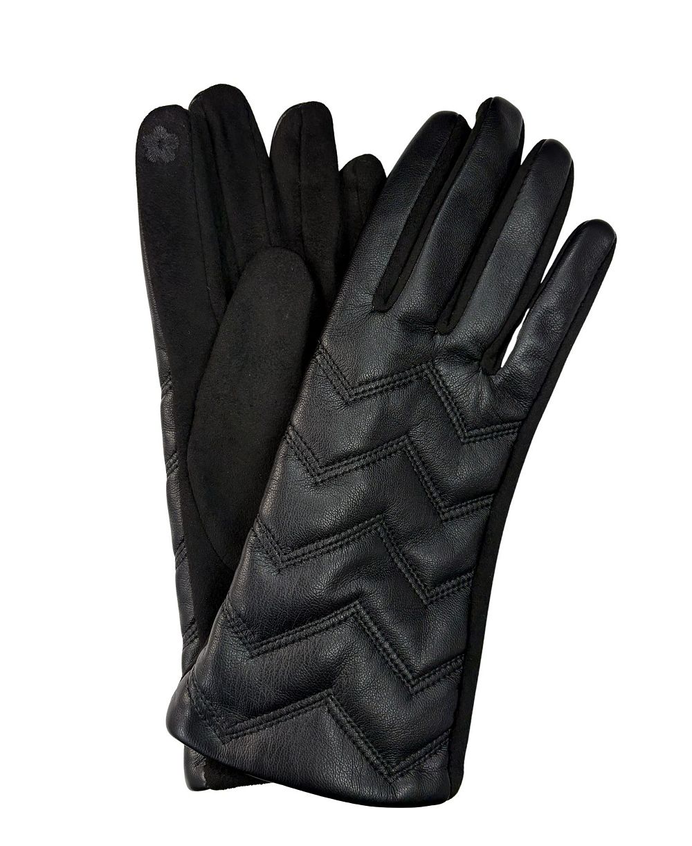 Marcus Adler Zig Zag Leather Gloves