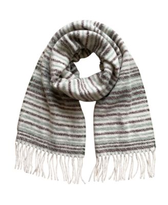 Marcus Adler Stripe Tassel Scarf
