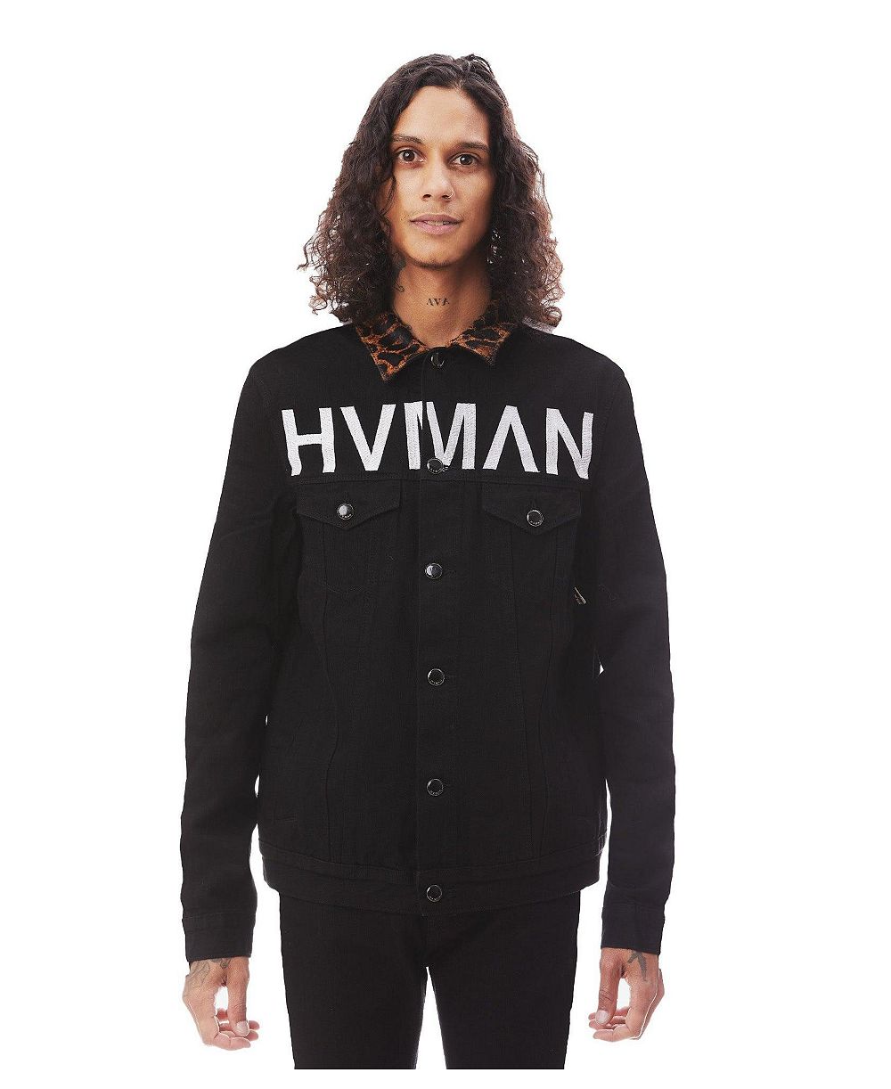 Hvman Chosen To Prevail x Cult мужская джинсовая куртка с полосатым денимом, крой trucker-fit