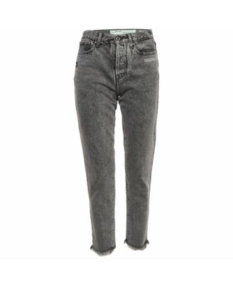 Pre-Owned Off-White Women's Denim Raw Edge Skinny Jeans