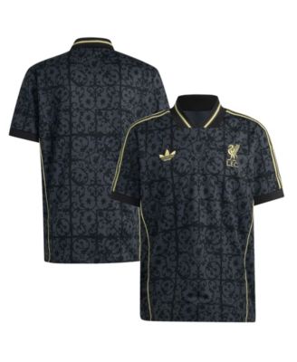 Adidas Men's and Women's Liverpool Lifestyler Short-Sleeve V-Neck Jersey
