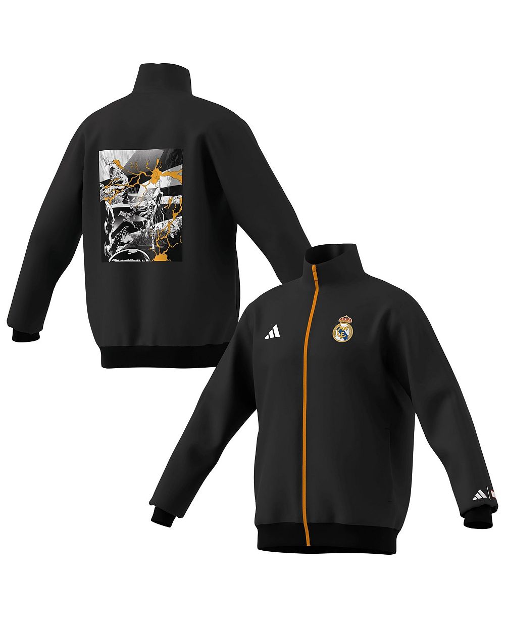 adidas детская трековая куртка Real Madrid Avengers для мальчиков и девочек